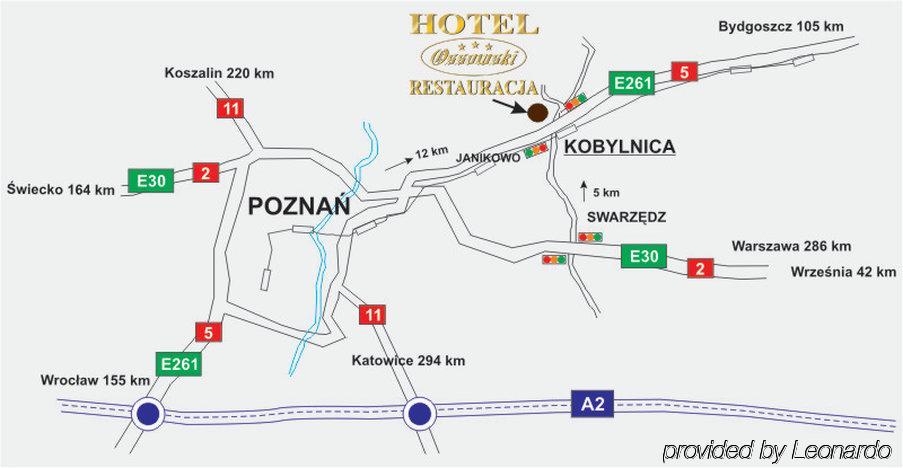 Hotel Ossowski Swarzędz Esterno foto